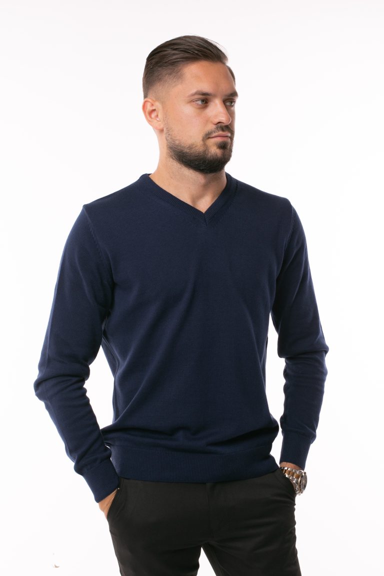 Pulover Tony Montana Cu Anchior – Bleumarin