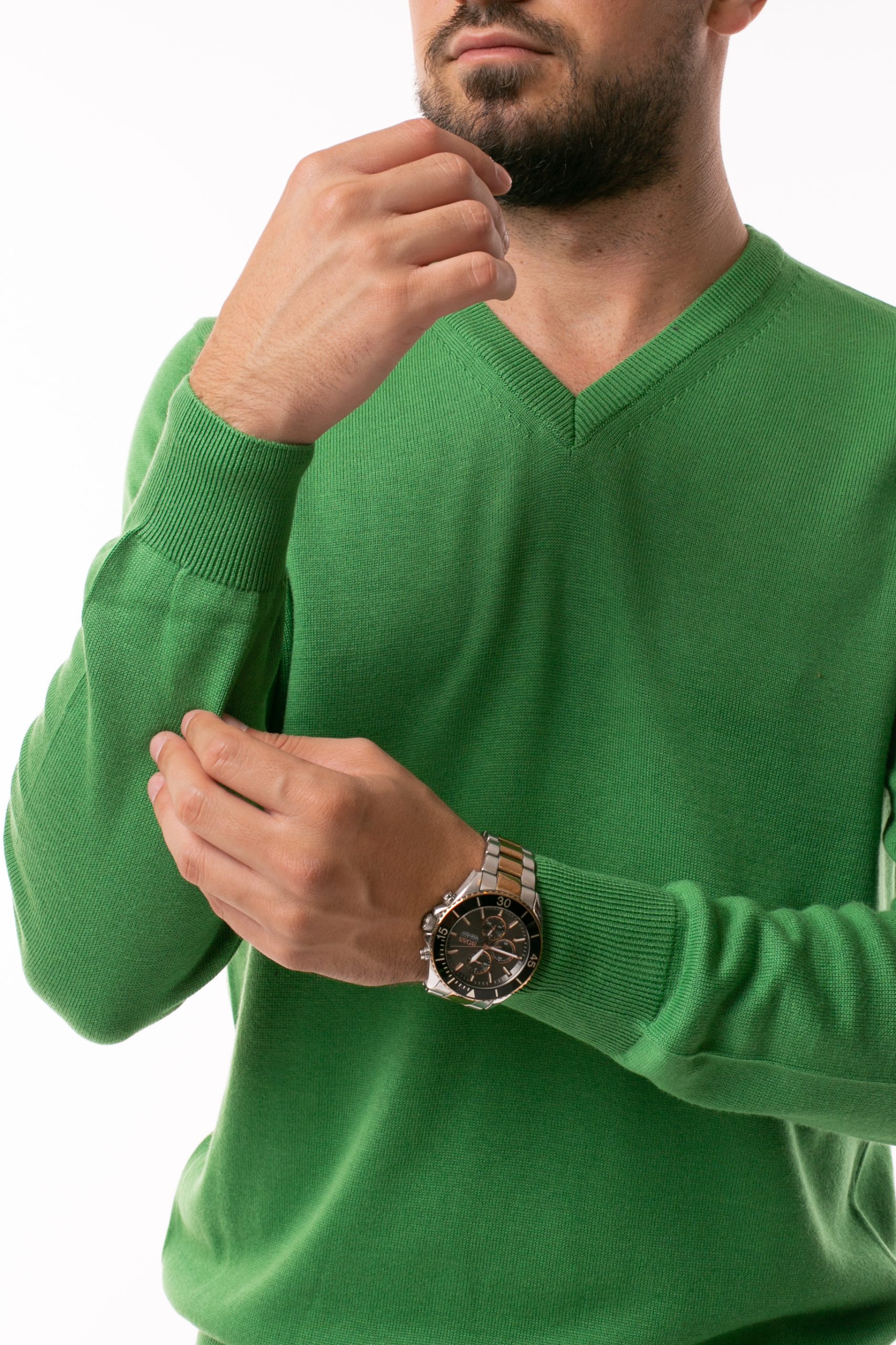 Pulover Tony Montana Cu Anchior - Verde - imagine 4