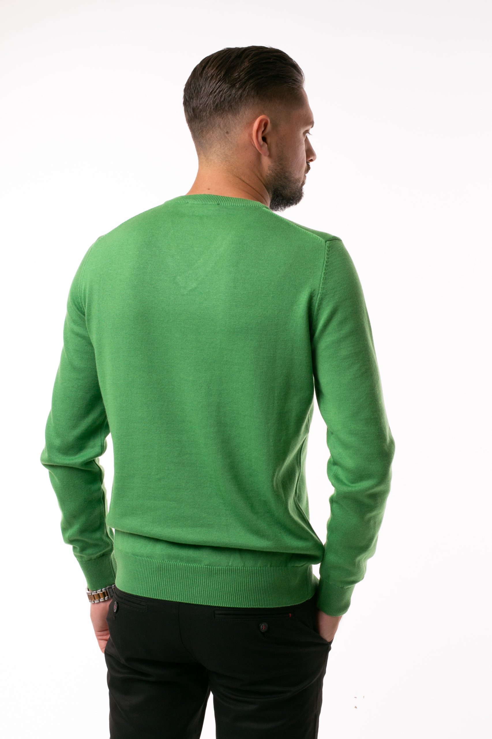 Pulover Tony Montana Cu Anchior - Verde - imagine 5