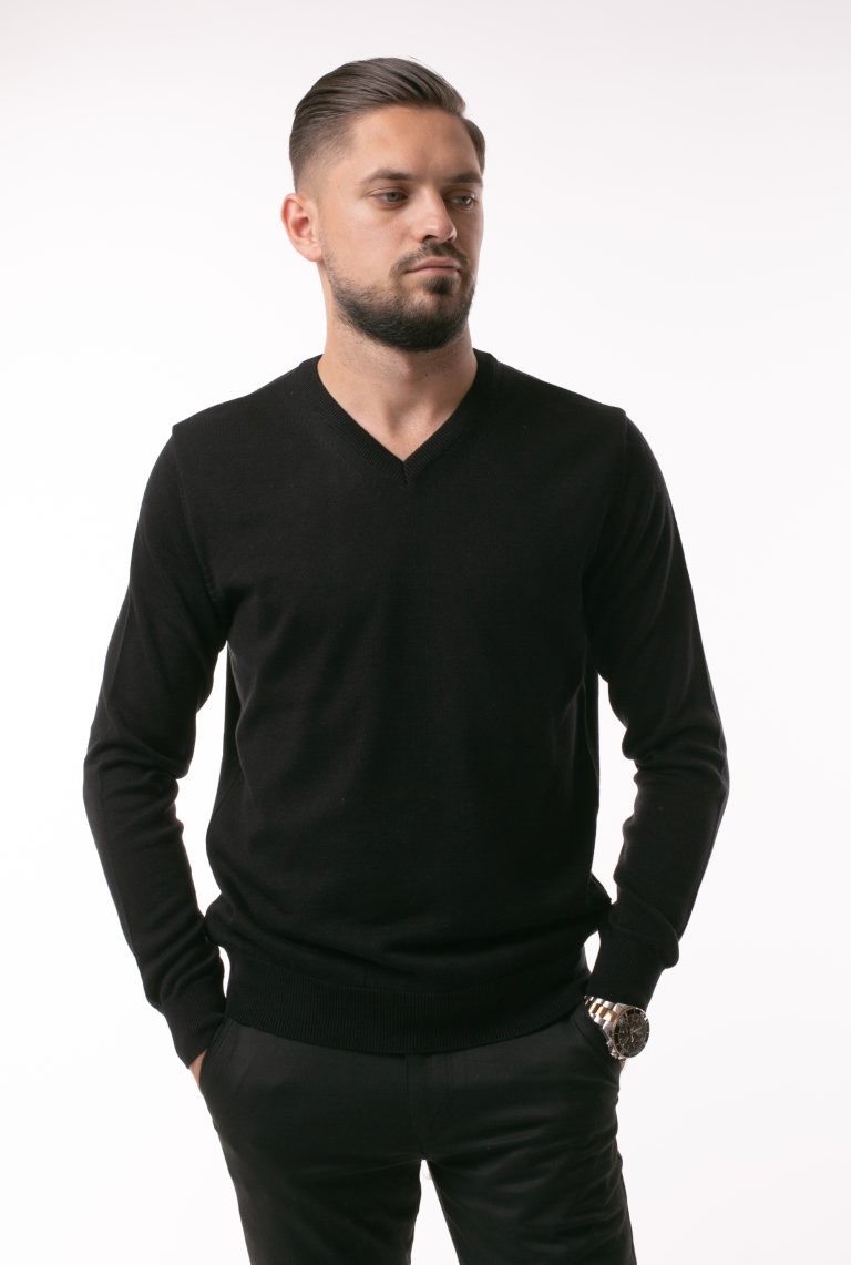 Pulover Tony Montana Cu Anchior – Negru